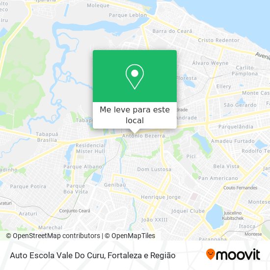 Auto Escola Vale Do Curu mapa