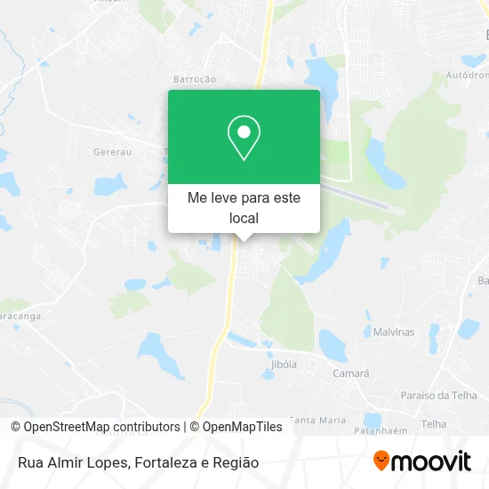 Rua Almir Lopes mapa