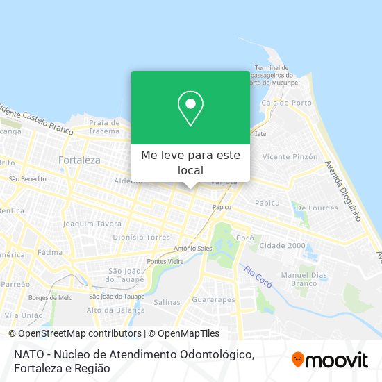 NATO - Núcleo de Atendimento Odontológico mapa