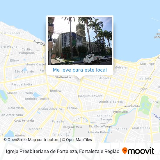 Igreja Presbiteriana de Fortaleza mapa