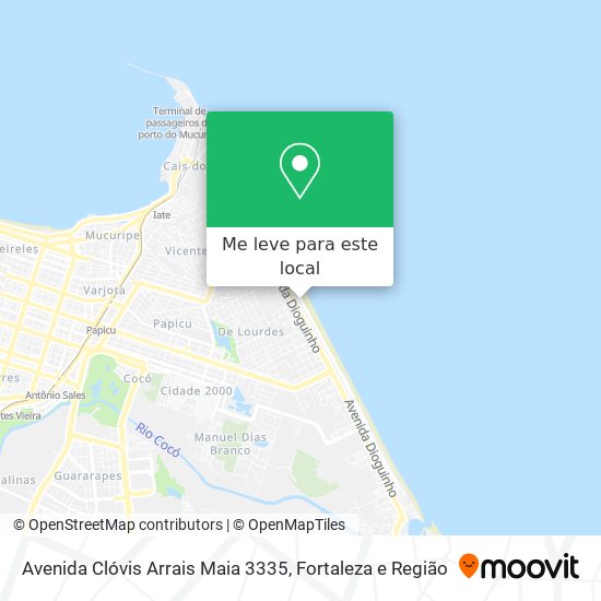 Avenida Clóvis Arrais Maia 3335 mapa