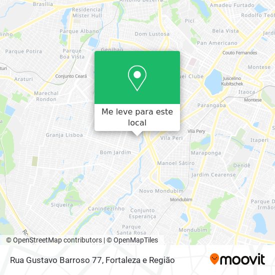 Rua Gustavo Barroso 77 mapa