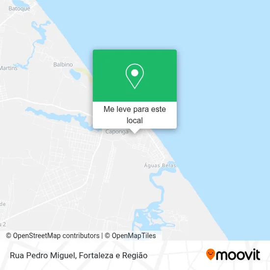 Rua Pedro Miguel mapa