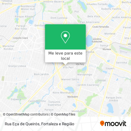 Rua Eça de Queirós mapa