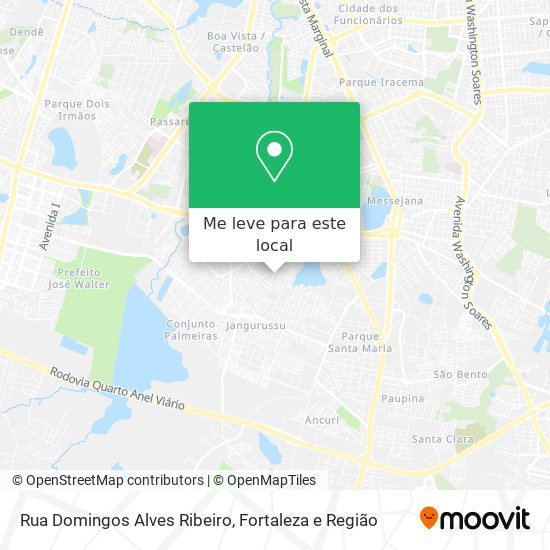 Rua Domingos Alves Ribeiro mapa