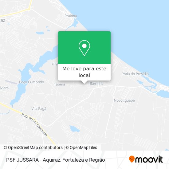 PSF JUSSARA - Aquiraz mapa