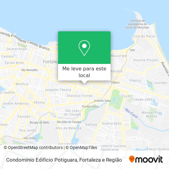 Condomínio Edifício Potiguara mapa