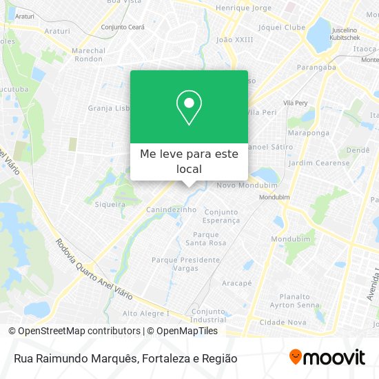 Rua Raimundo Marquês mapa