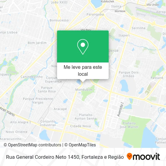 Rua General Cordeiro Neto 1450 mapa