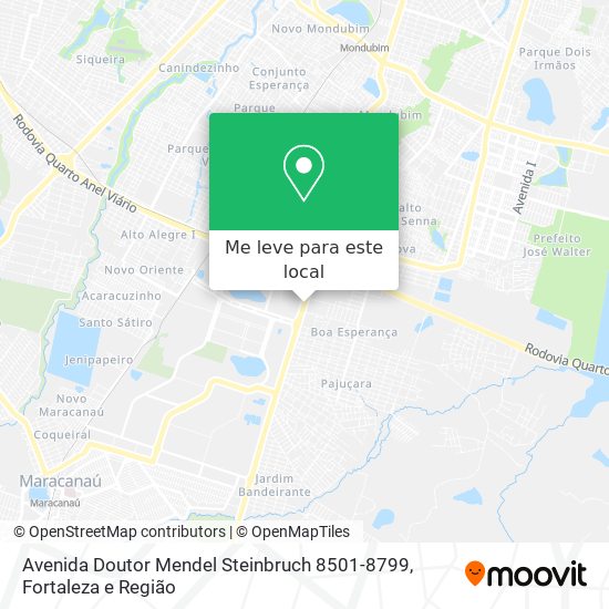 Avenida Doutor Mendel Steinbruch 8501-8799 mapa