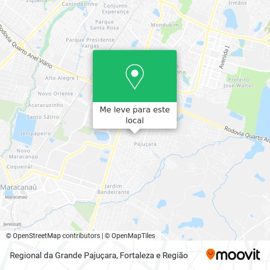 Regional da Grande Pajuçara mapa