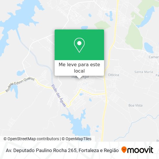 Av. Deputado Paulino Rocha 265 mapa