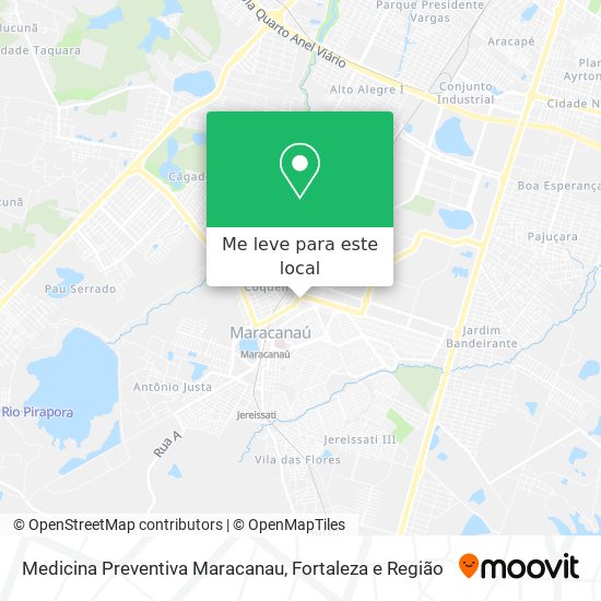 Medicina Preventiva Maracanau mapa