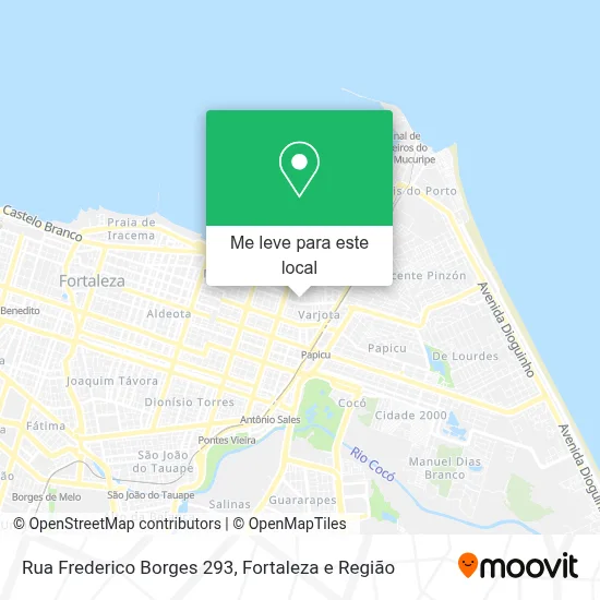 Rua Frederico Borges 293 mapa