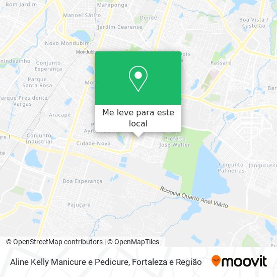 Aline Kelly Manicure e Pedicure mapa