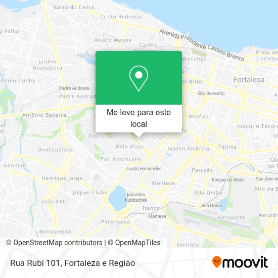 Rua Rubi 101 mapa
