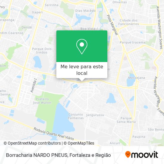 Borracharia NARDO PNEUS mapa