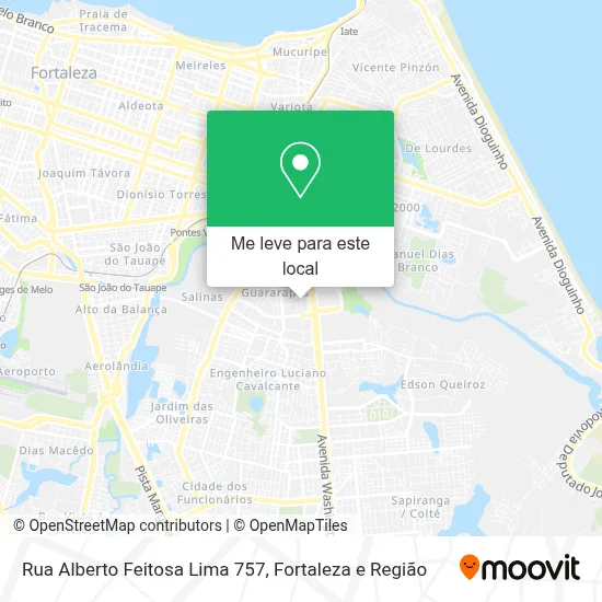 Rua Alberto Feitosa Lima 757 mapa
