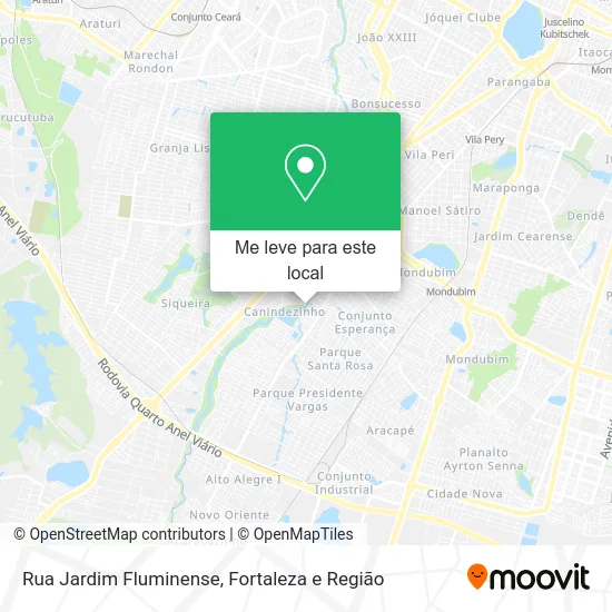 Rua Jardim Fluminense mapa