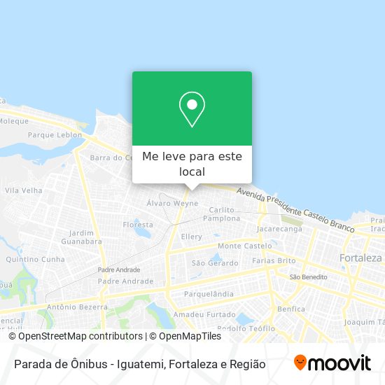 Parada de Ônibus - Iguatemi mapa