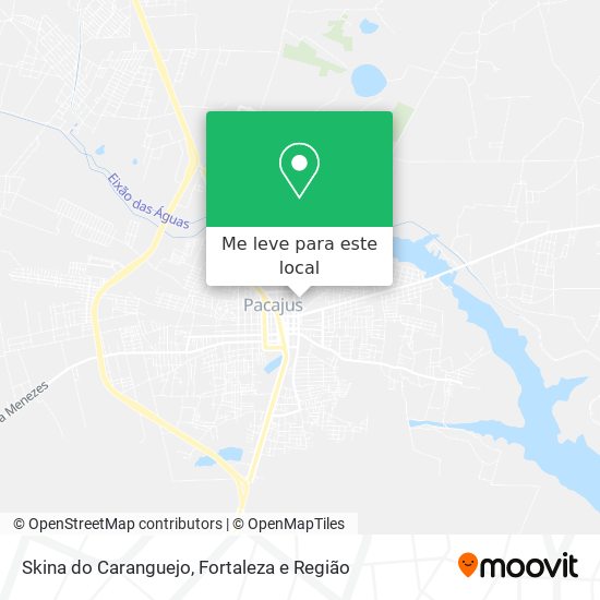 Skina do Caranguejo mapa
