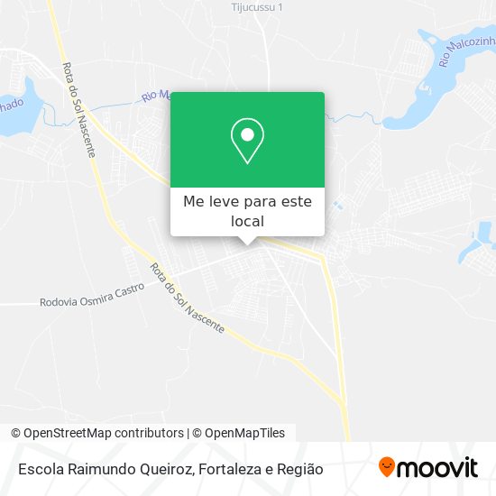 Escola Raimundo Queiroz mapa