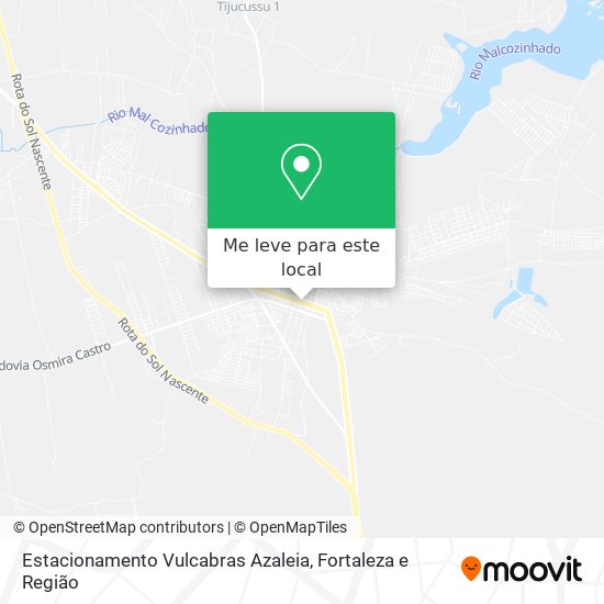 Estacionamento Vulcabras Azaleia mapa