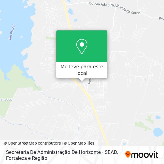 Secretaria De Administração De Horizonte - SEAD mapa