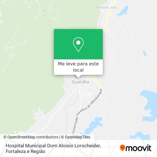 Hospital Municipal Dom Aloisio Lorscheider mapa