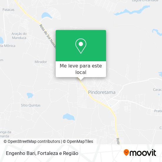 Engenho Bari mapa