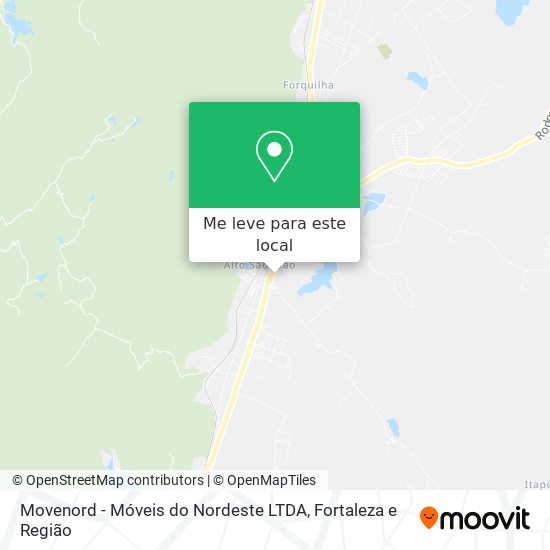 Movenord - Móveis do Nordeste LTDA mapa