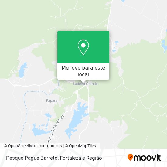 Pesque Pague Barreto mapa