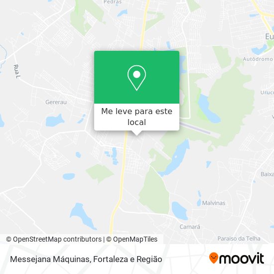 Messejana Máquinas mapa