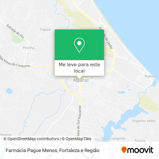 Farmácia Pague Menos mapa
