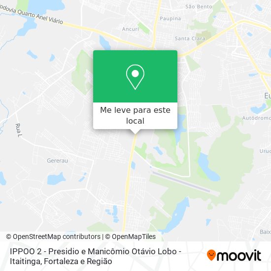 IPPOO 2 - Presidio e Manicômio Otávio Lobo - Itaitinga mapa
