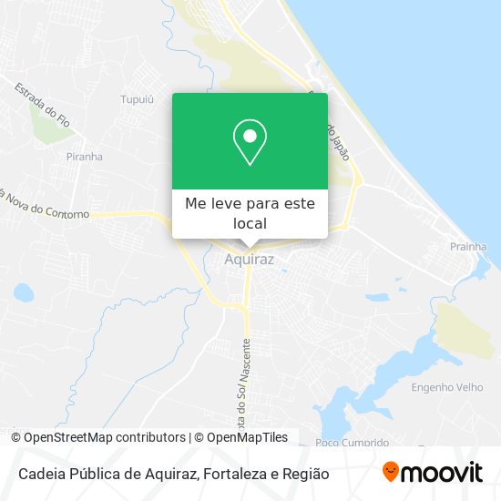 Cadeia Pública de Aquiraz mapa
