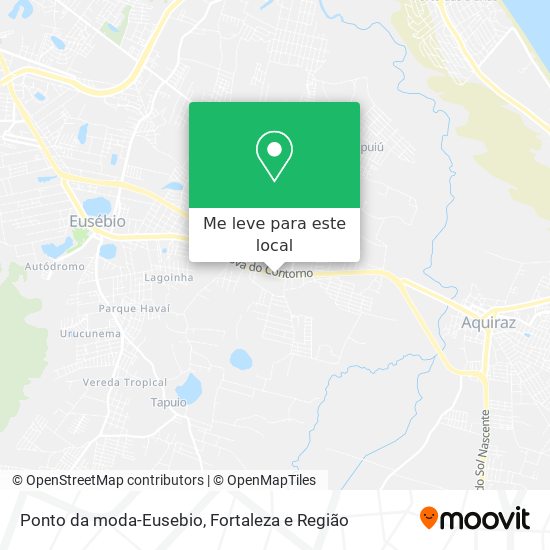 Ponto da moda-Eusebio mapa