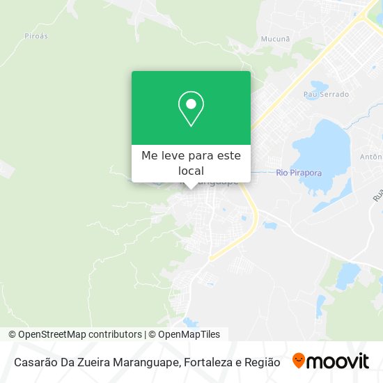 Casarão Da Zueira Maranguape mapa