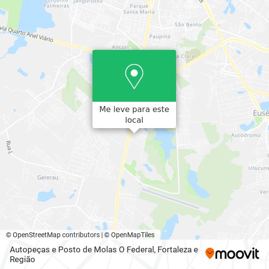Autopeças e Posto de Molas O Federal mapa