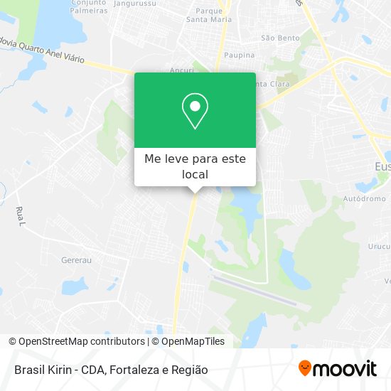 Brasil Kirin - CDA mapa