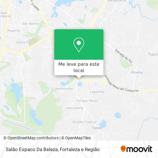 Salão Espaco Da Beleza mapa