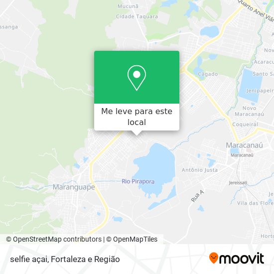 selfie açai mapa