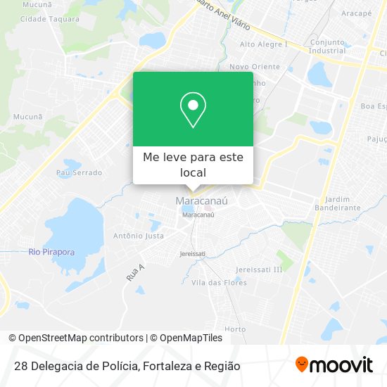 28 Delegacia de Polícia mapa