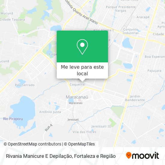 Rivania Manicure E Depilação mapa