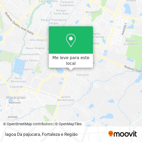 lagoa Da pajucara mapa