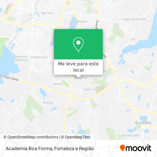 Academia Boa Forma mapa