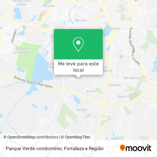 Parque Verde condomínio mapa