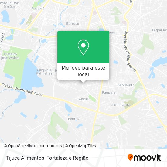 Tijuca Alimentos mapa