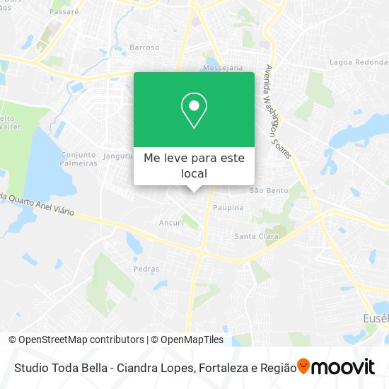 Studio Toda Bella - Ciandra Lopes mapa