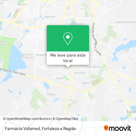 Farmácia Vidamed mapa